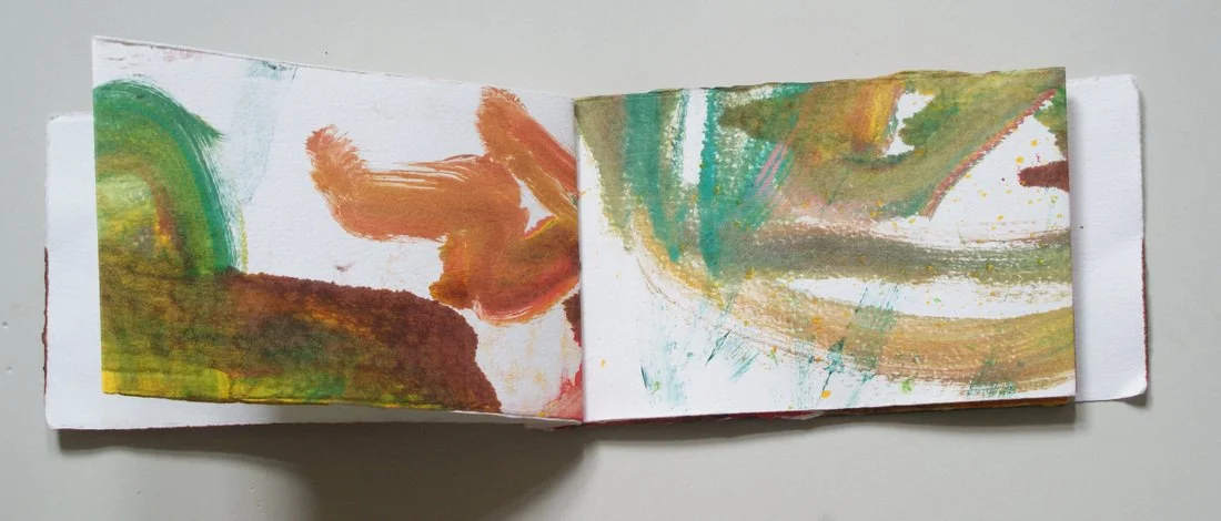 Leftovers I, 2010, monotype artist's book