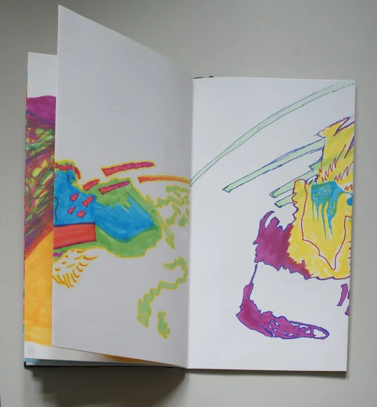 Dear Sister (collaboration with Jaimi Cannata), 2010, artists' book with marker