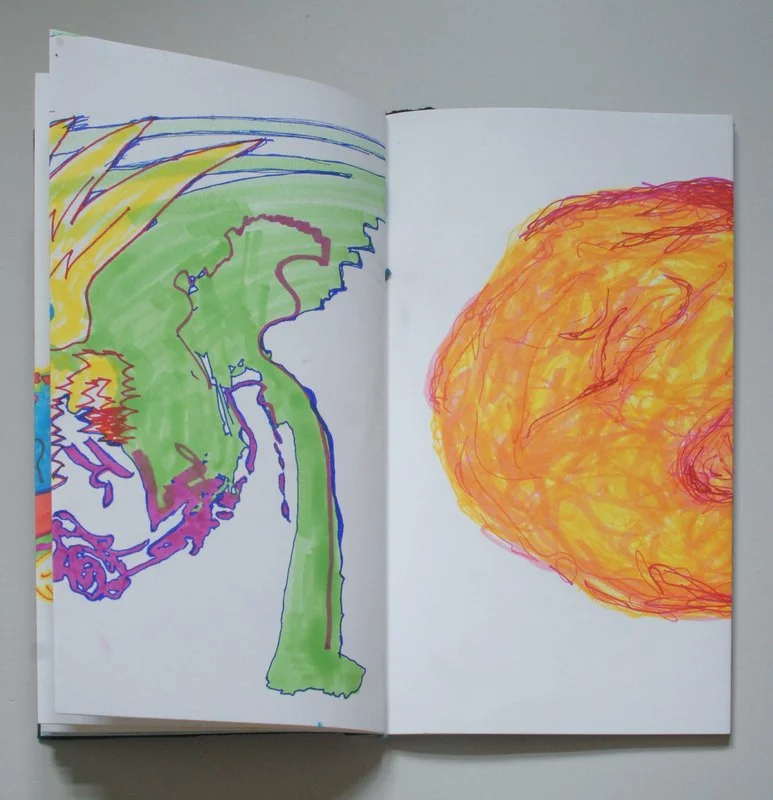 Dear Sister (collaboration with Jaimi Cannata), 2010, artists' book with marker
