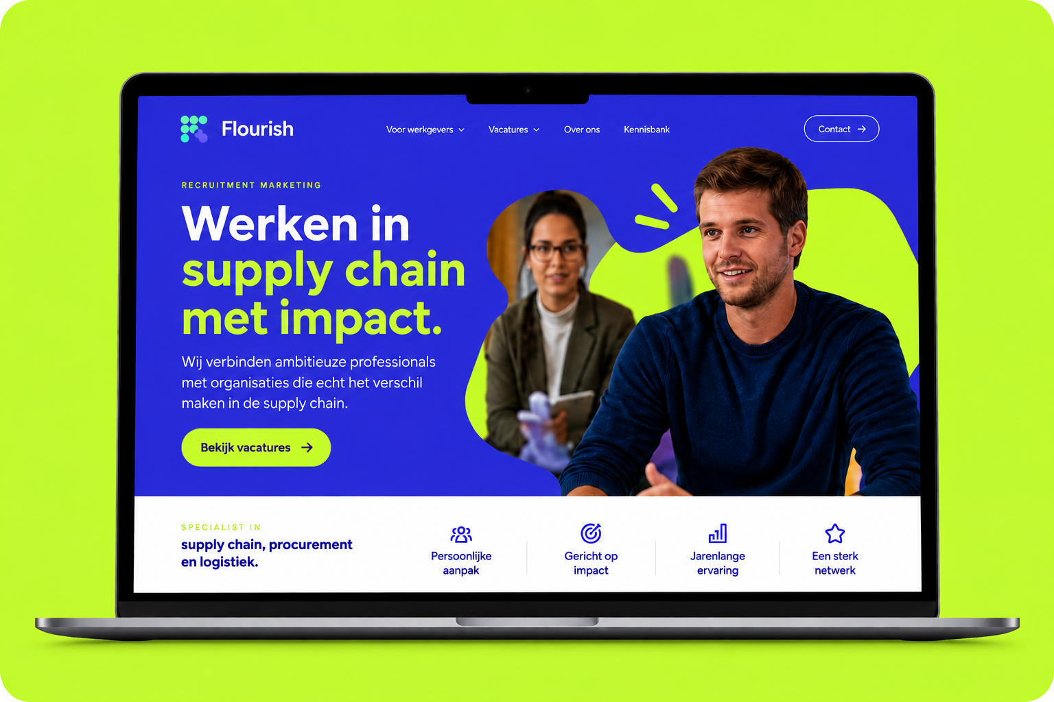 Voorbeeld van employer branding van Flourish Recruitment
