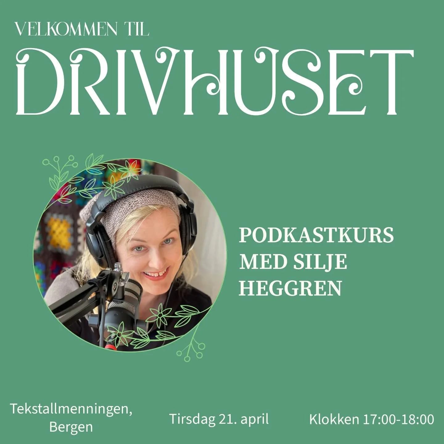 VELKOMMEN TIL DRIVHUSET!

En tirsdag i m&aring;neden &aring;pner Stikling d&oslash;rene sine og inviterer deg med p&aring; redaksjonsm&oslash;ter og kurs med personer som er kunnskapsrike og etablerte i sine fagfelt.

Gratis deltakelse!

V&aring;r gj