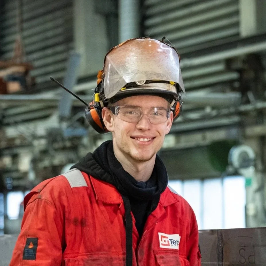 Thomas Øyan Dalsøren, platearbeidar ved Tersan Havyard Leirvik