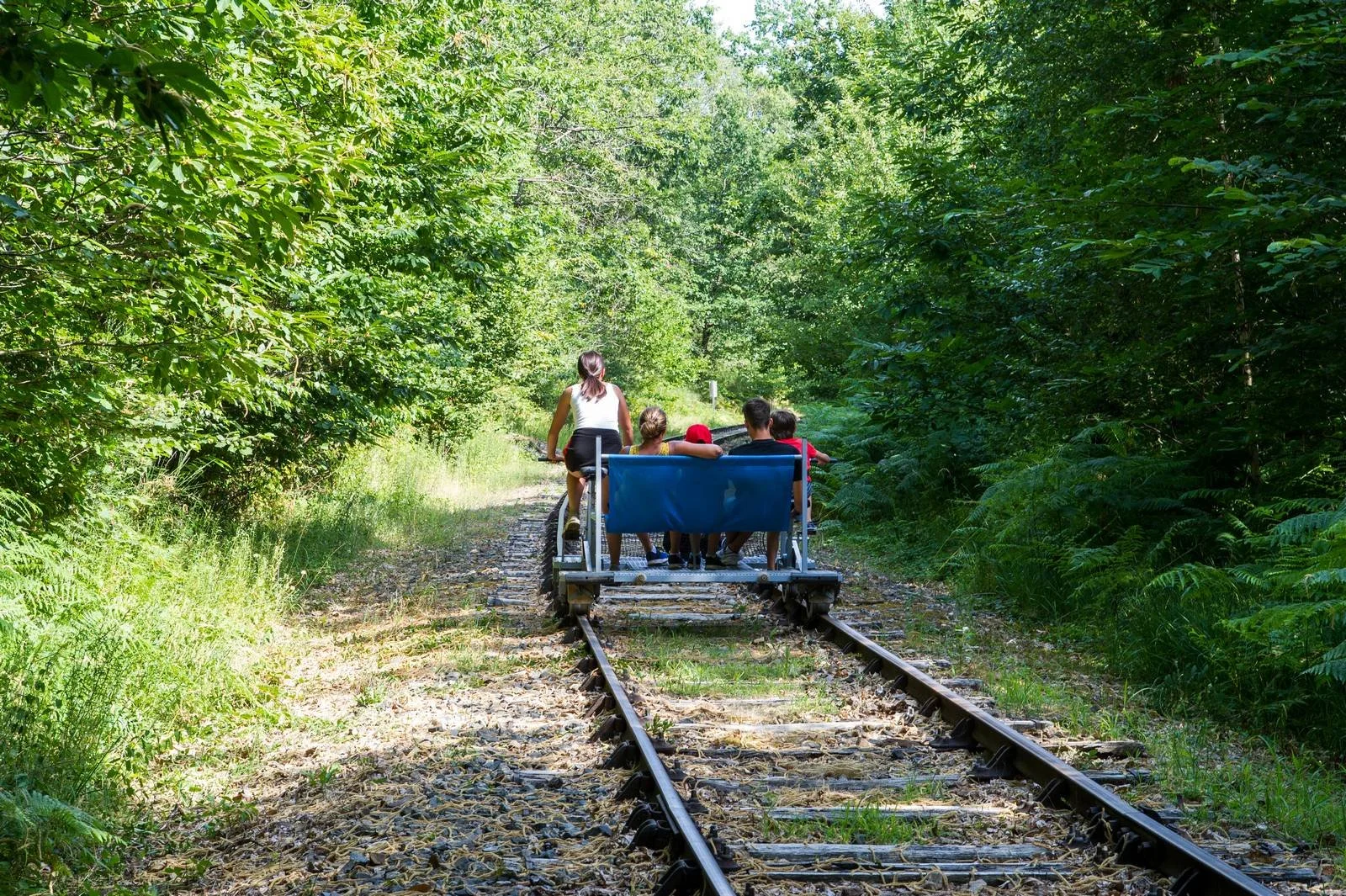 Velorail at Espace Hermeline. Archery, Zip Line,  Little Train, Kayak & so much more. (26 Minutes Drive)