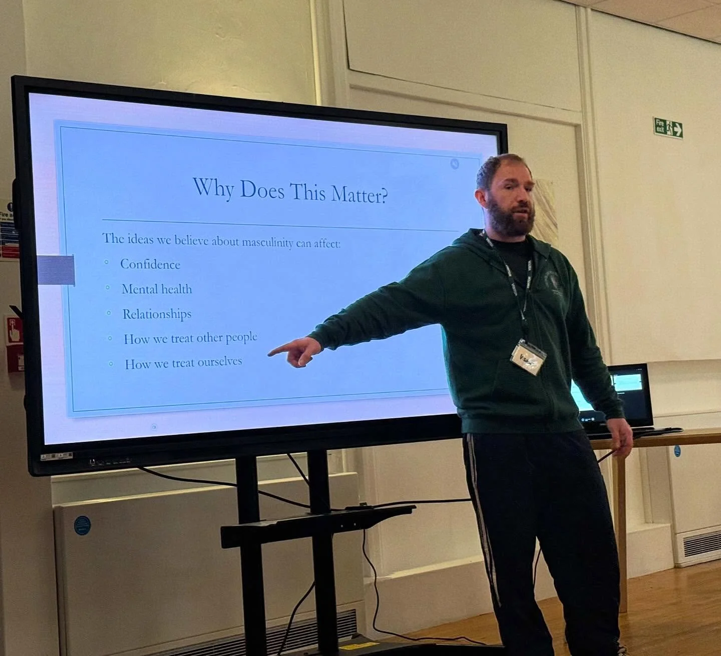 Today we had a wonderful time at Chapel Bridge School, delivering two talks about unhealthy masculinities.

We also ran an introduction to yoga and wellbeing workshop earlier in the week. 

If you think your school or organisation could benefit from 