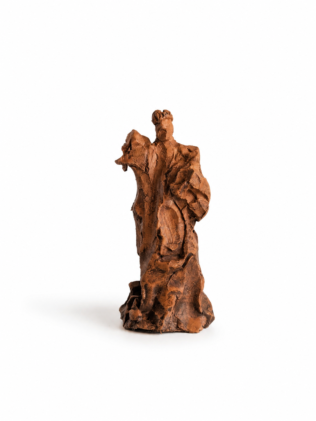 Statue of Liberty. 2026
Terracotta, Coffee, Pigment, Fibre
35cm x 12cm x 16cm