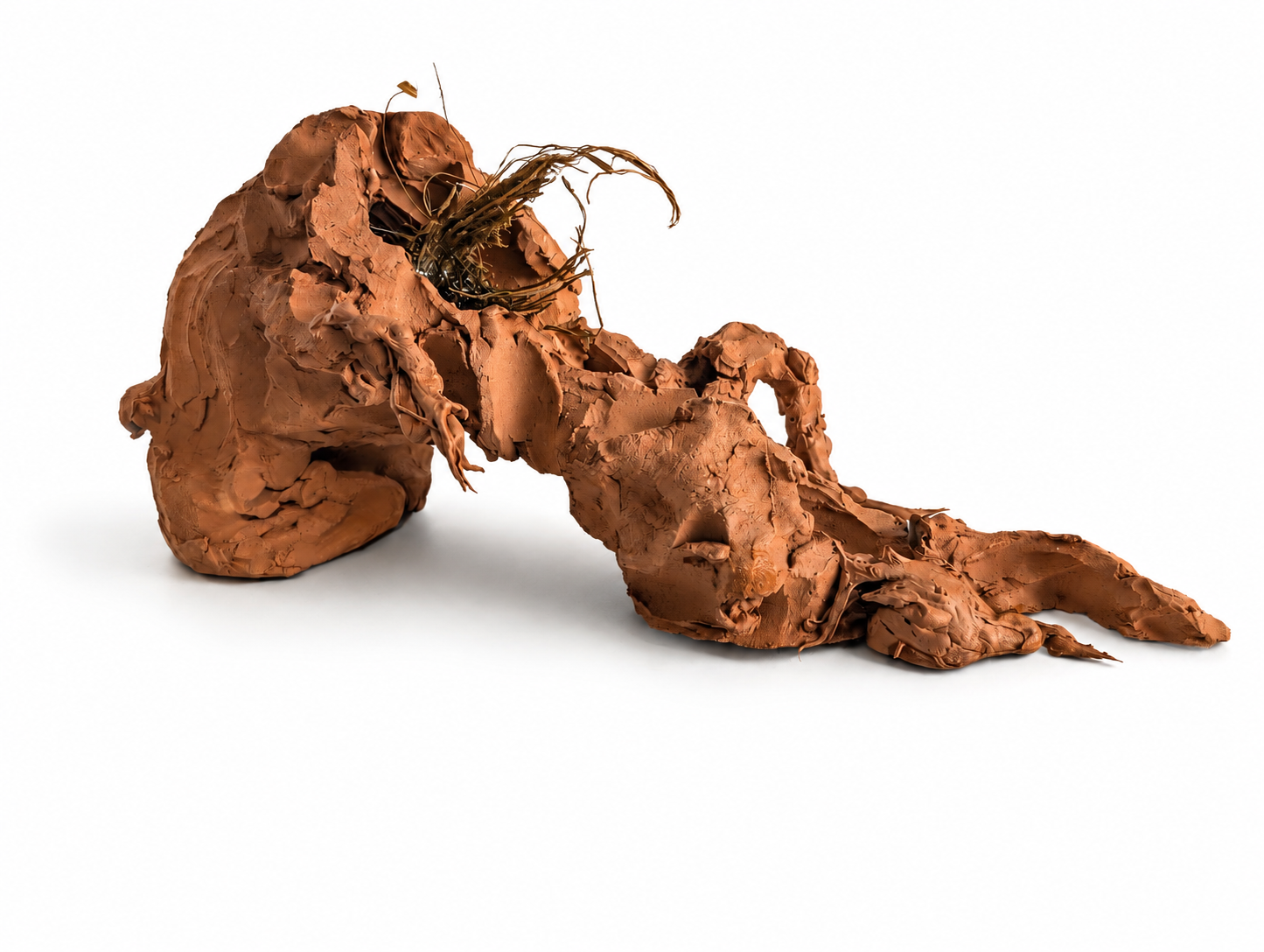 Body of Dust I. 2026
Terracotta, Coffee, Pigment, Fibre
35cm x 12cm x 16cm

