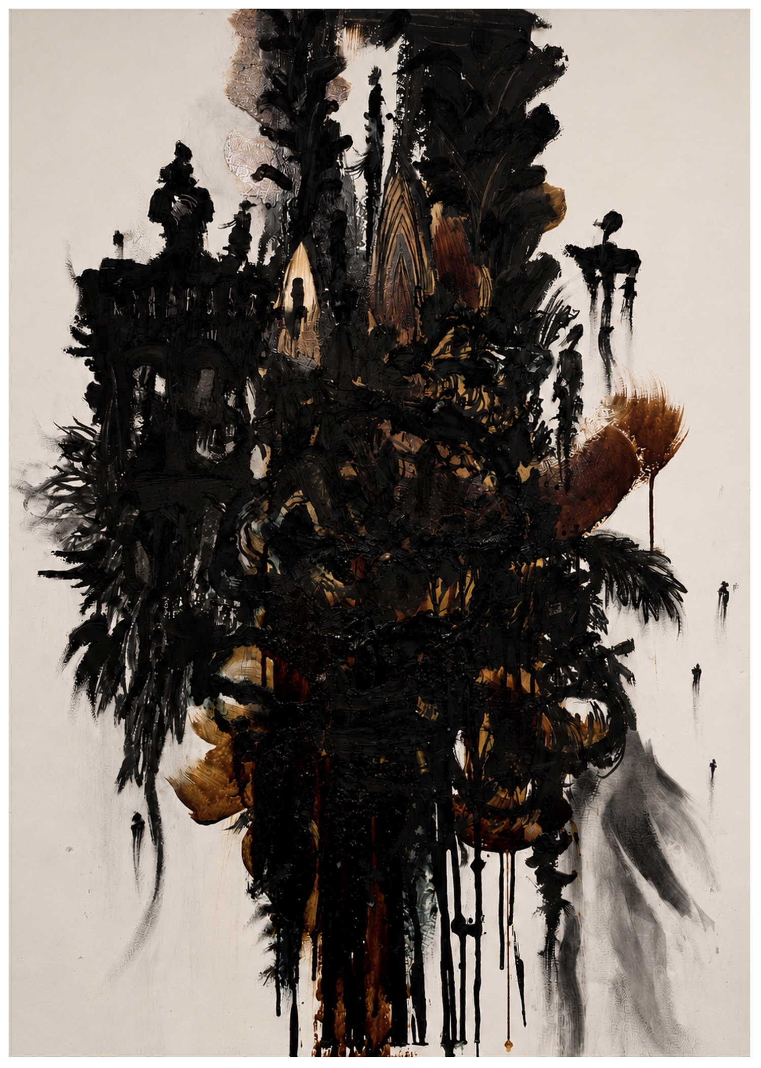 The Sun won’t let me down. 2026
Beeswax, Coffee, Clay and Charcoal on Paper
60cm x 85cm

