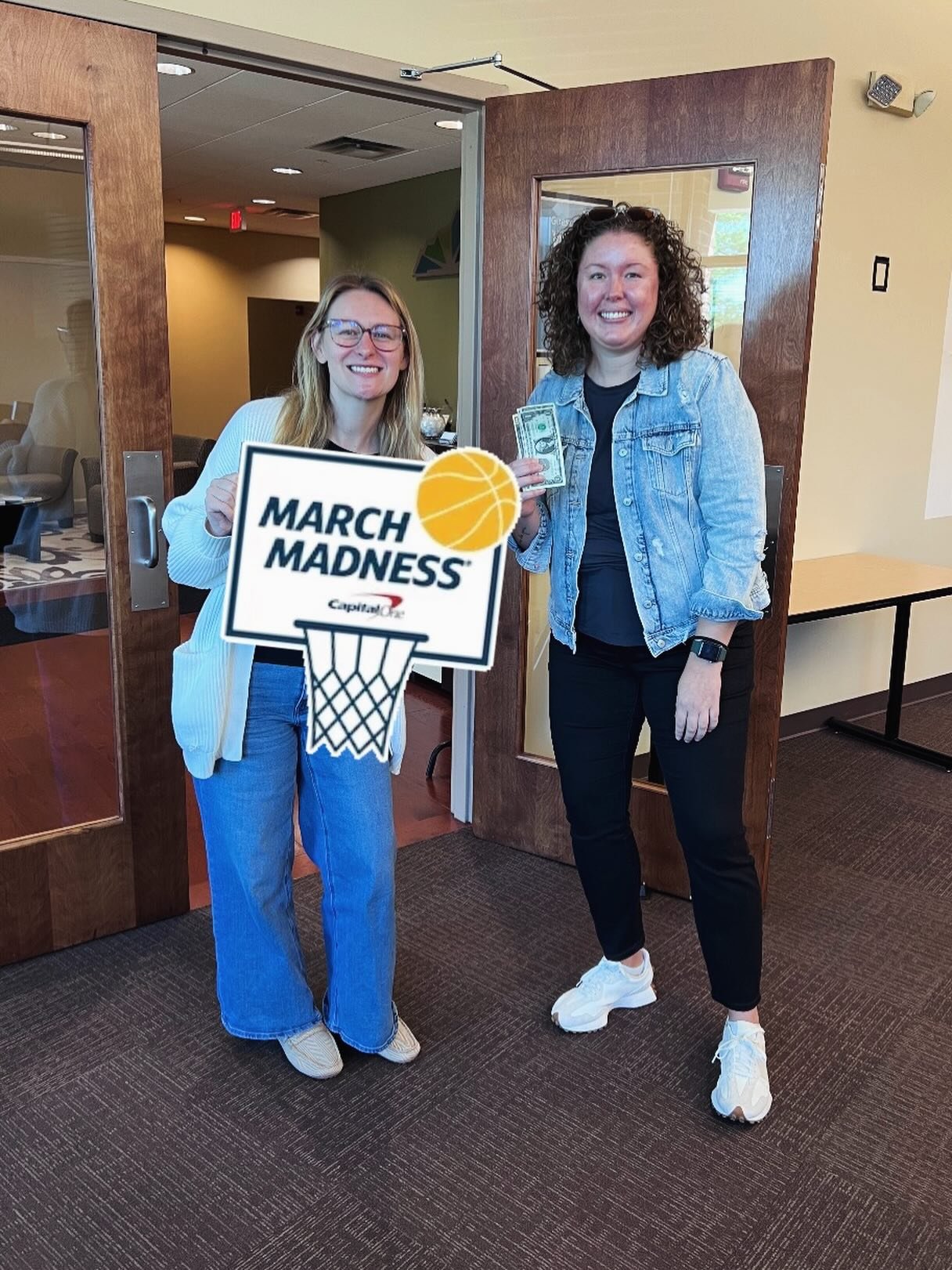 Congrats to the winners of our building-wide March Madness $1 draw competition! 🏀 🏀🏀 #cspaceky