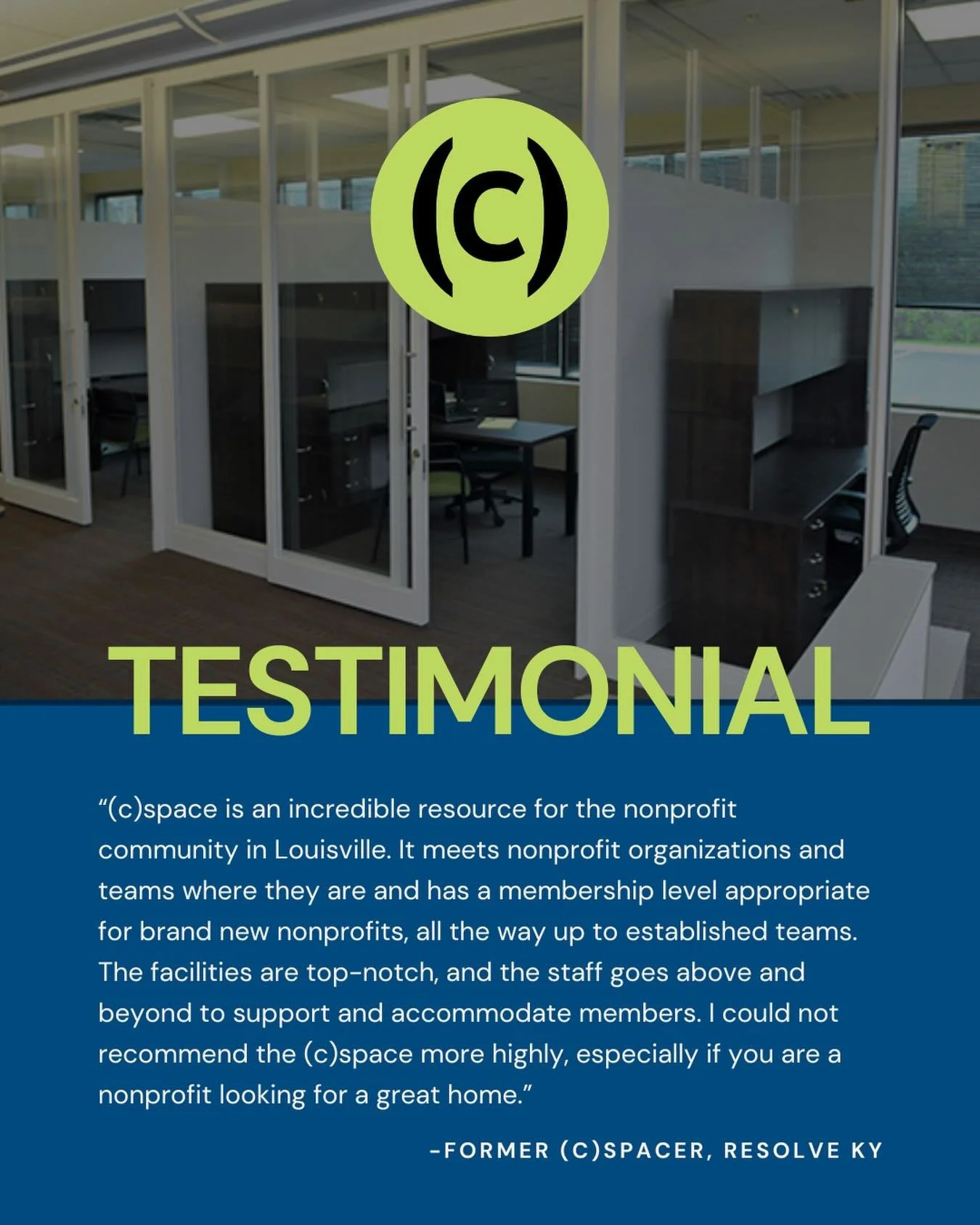 Don&rsquo;t just take our word for it&hellip; hear it from our (c)spacers!

#cspaceky  #coworkingcommunity