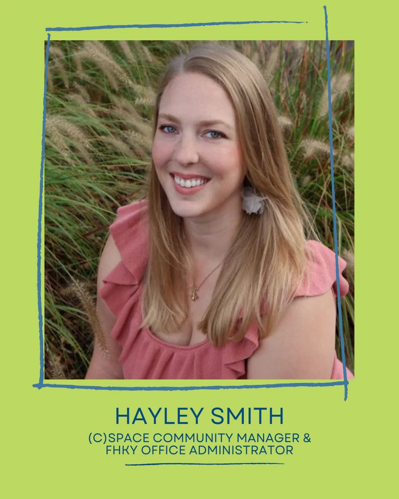 Meet Hayley, the c)space Community Manager! From managing schedules and coordinating events to fostering connections and creating a welcoming atmosphere, Hayley is the glue that holds our community together. She is committed to making a positive impa