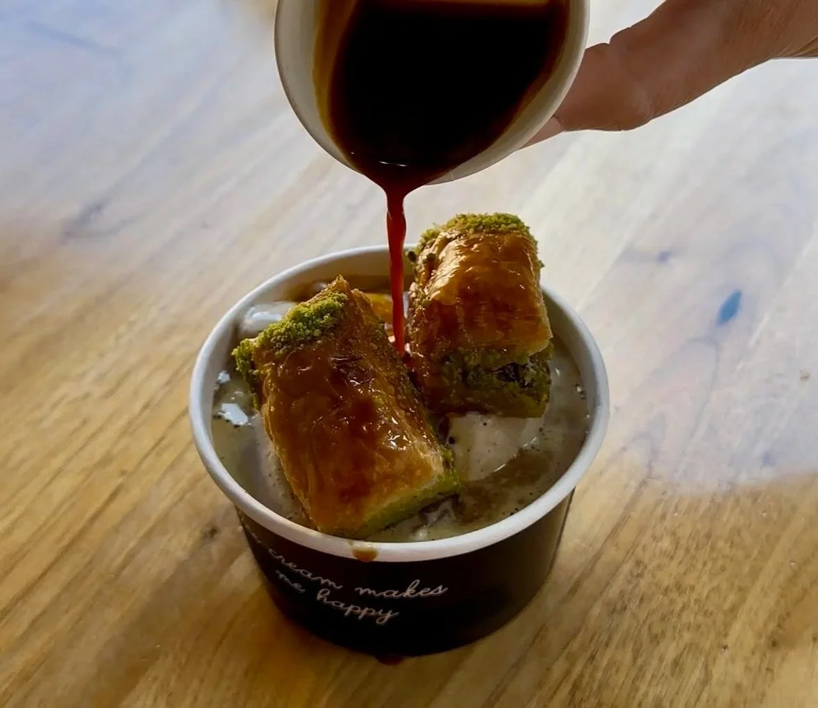 Baklava Affogato