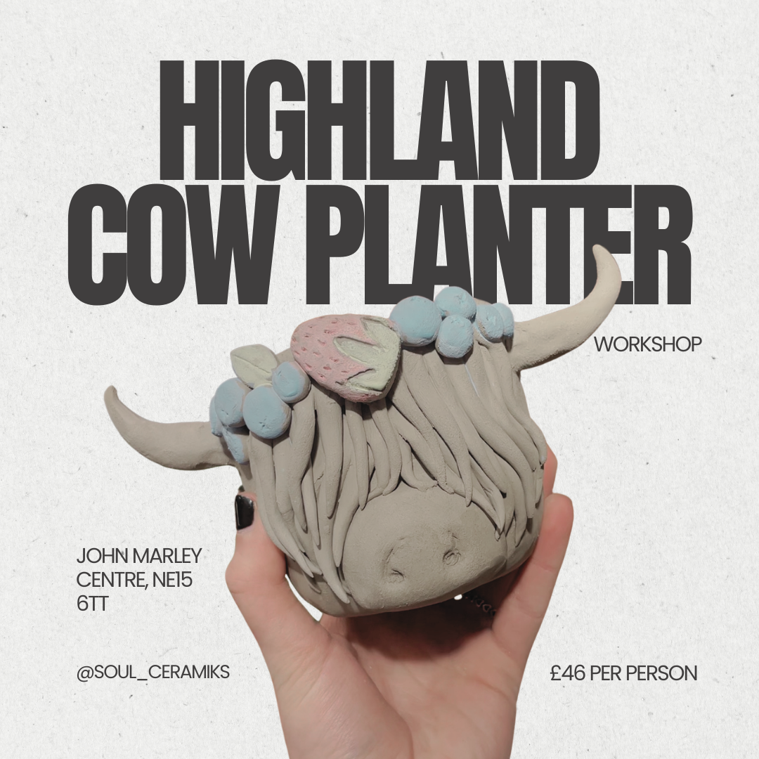 Highland Cow - Pottery Workshop 