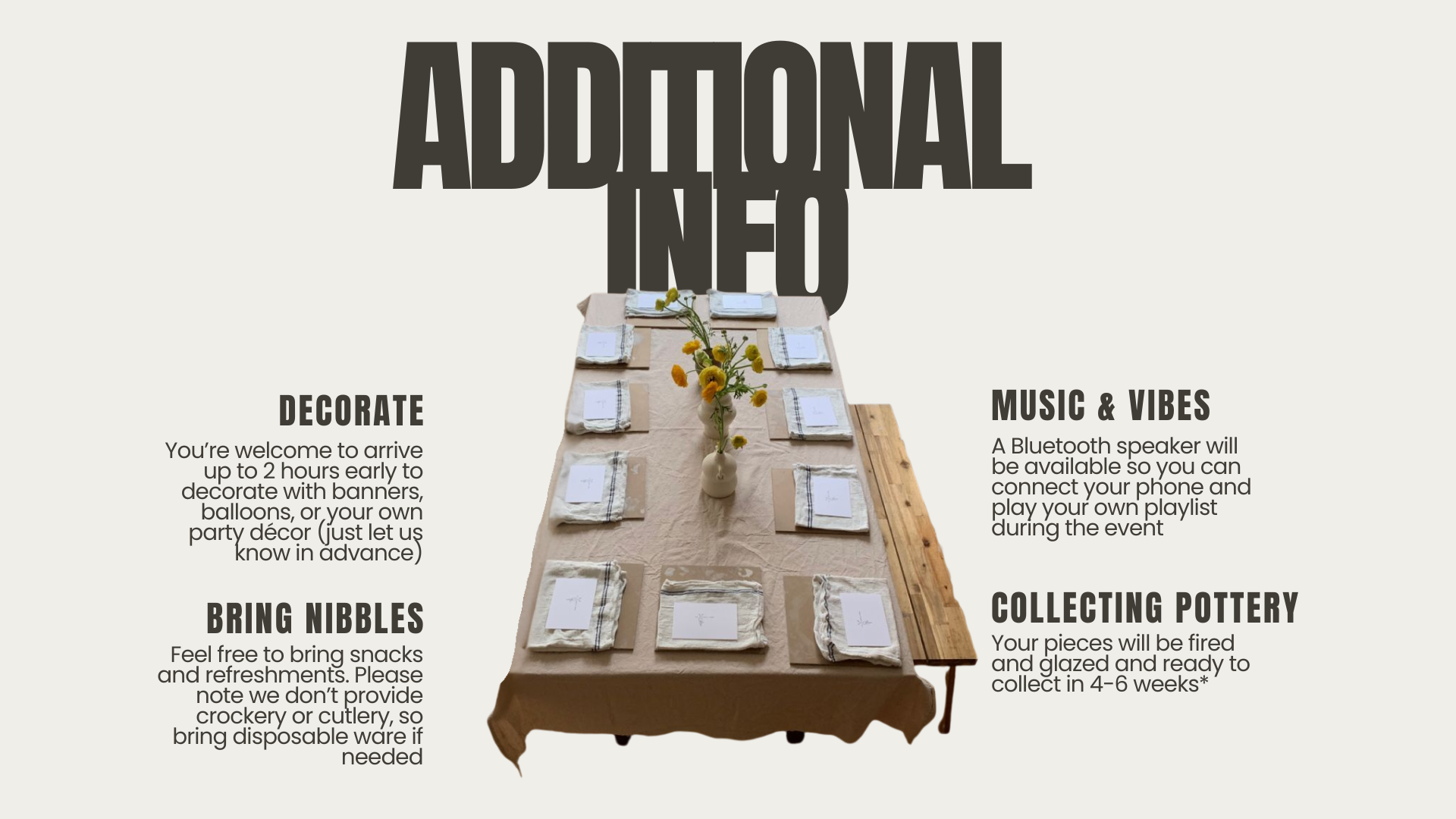 Additional Pottery Info