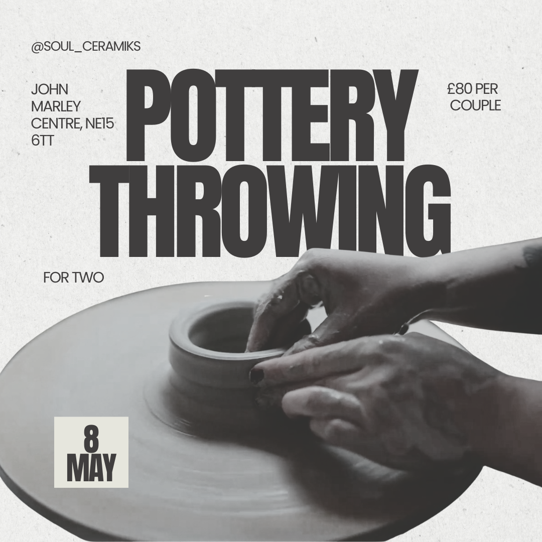 Pottery Throwing Lesson 8 May