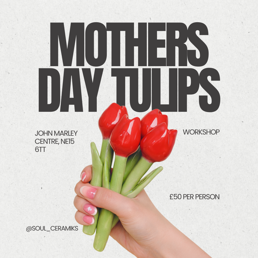 Pre- Mother's Day Pottery Tulips Workshop