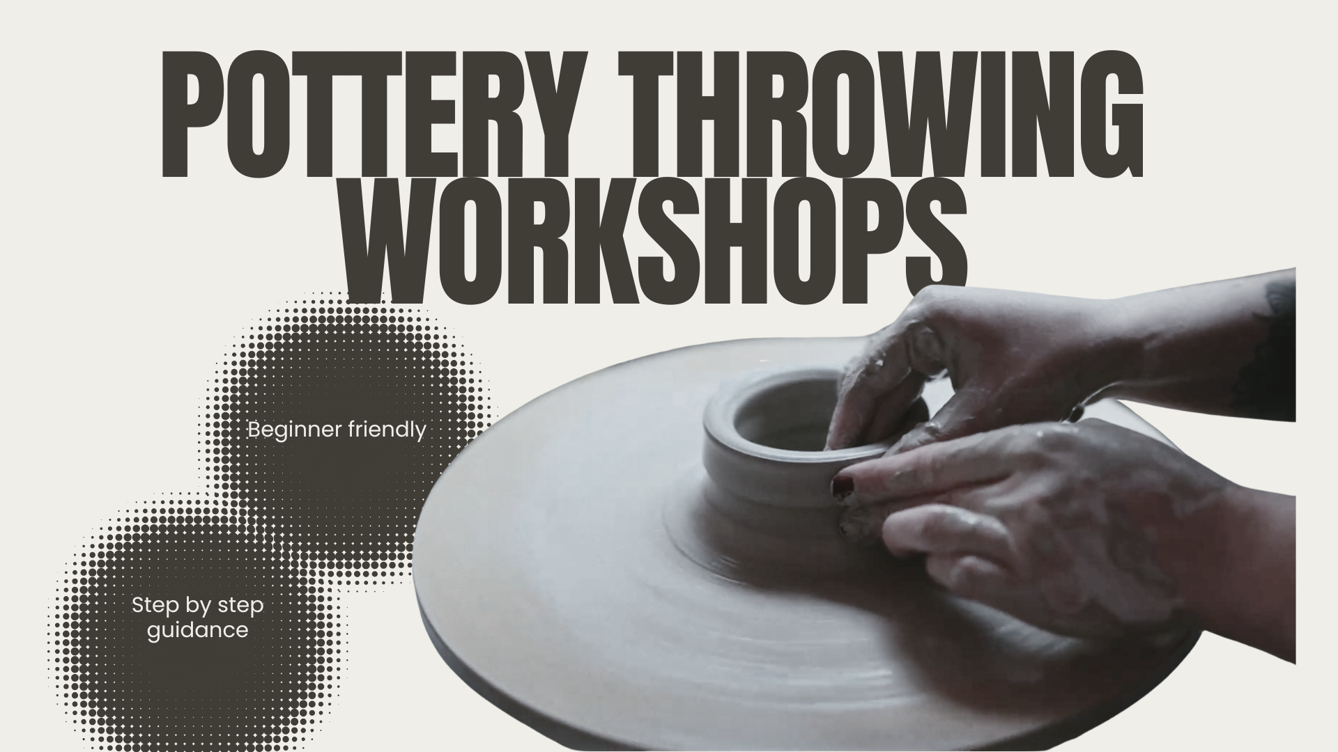 Throwing Pottery Workshops Newcastle