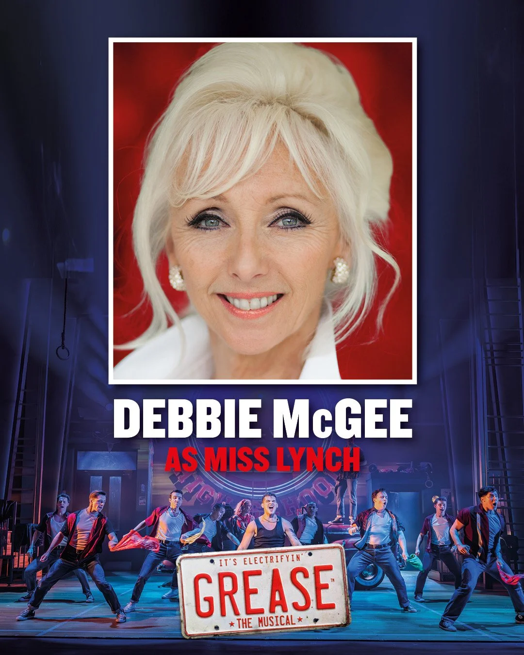 Debbie McGee Joins GREASE The Musical for Cardiff Run at Wales Millennium Centre
