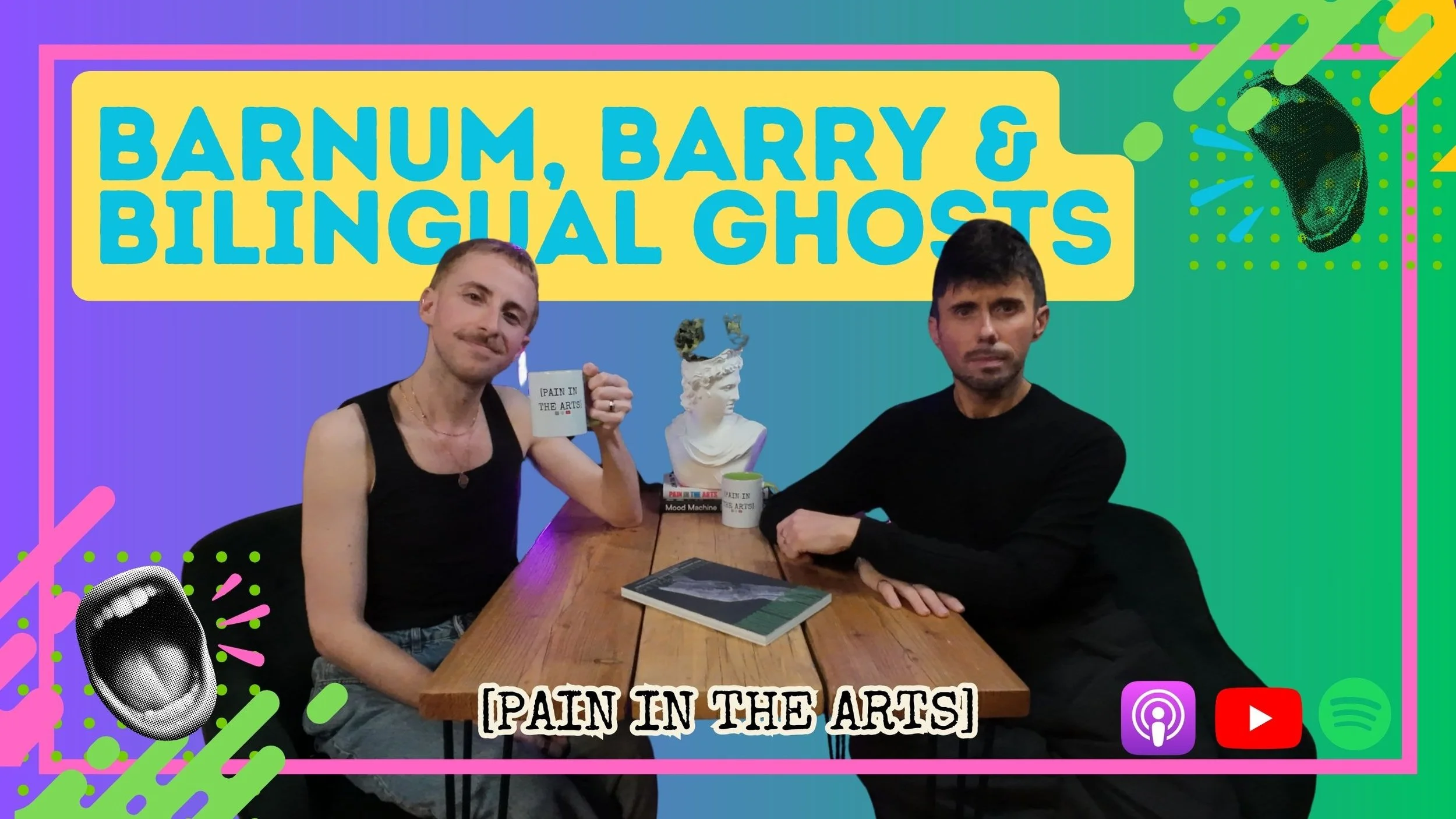 Pain in the Arts Podcast with Chris J Birch and Jak Rhys Birch