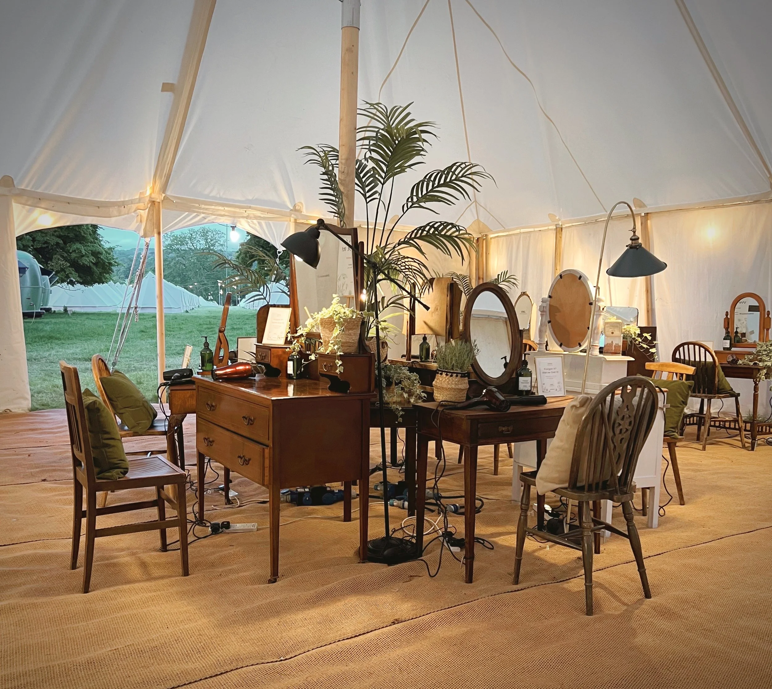 Assorted vintage dressing tables & mirrors.jpg