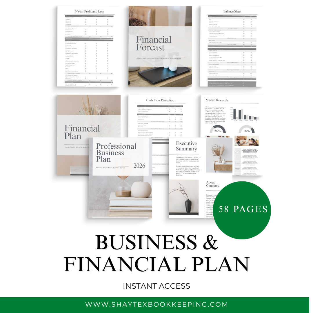 Business & Financial Plan Template