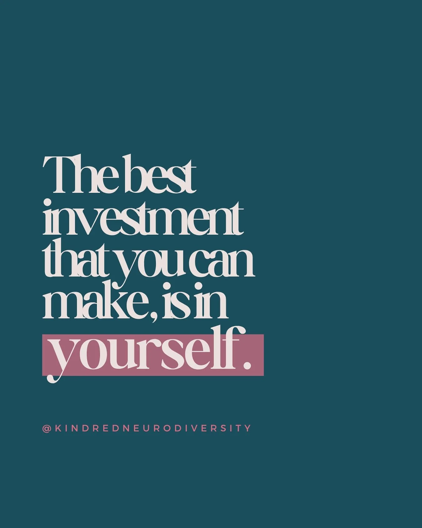 When was the last time you invested in yourself. Your health, your wellbeing, your growth? 

Is it time to move yourself up the priority list? Invest some time into your own wellbeing?

You know where to find me if you&rsquo;re ready for the kind of 