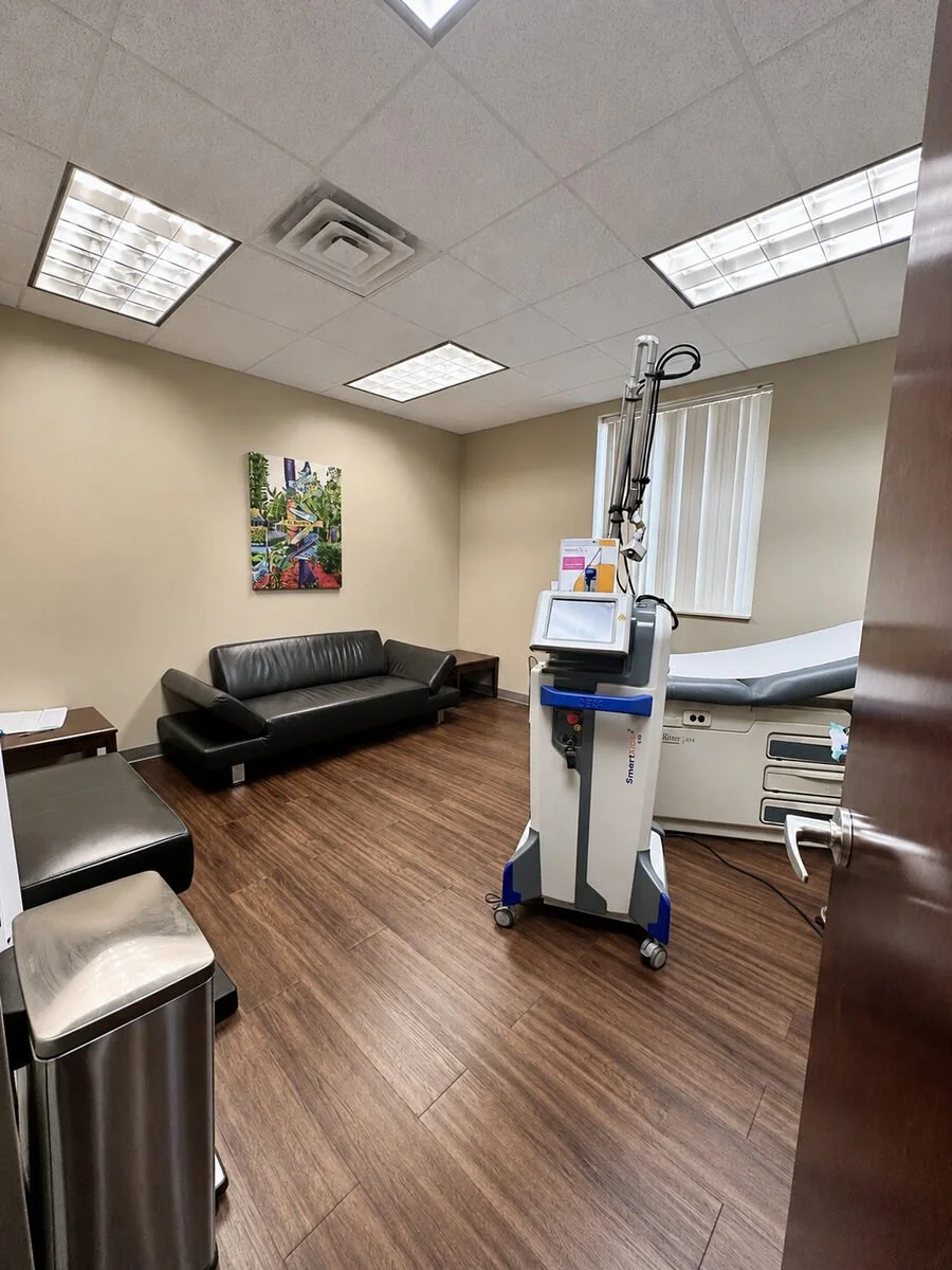 MonaLisa Touch laser treatment room at ObGyne Consultants in downtown Macon, Georgia.