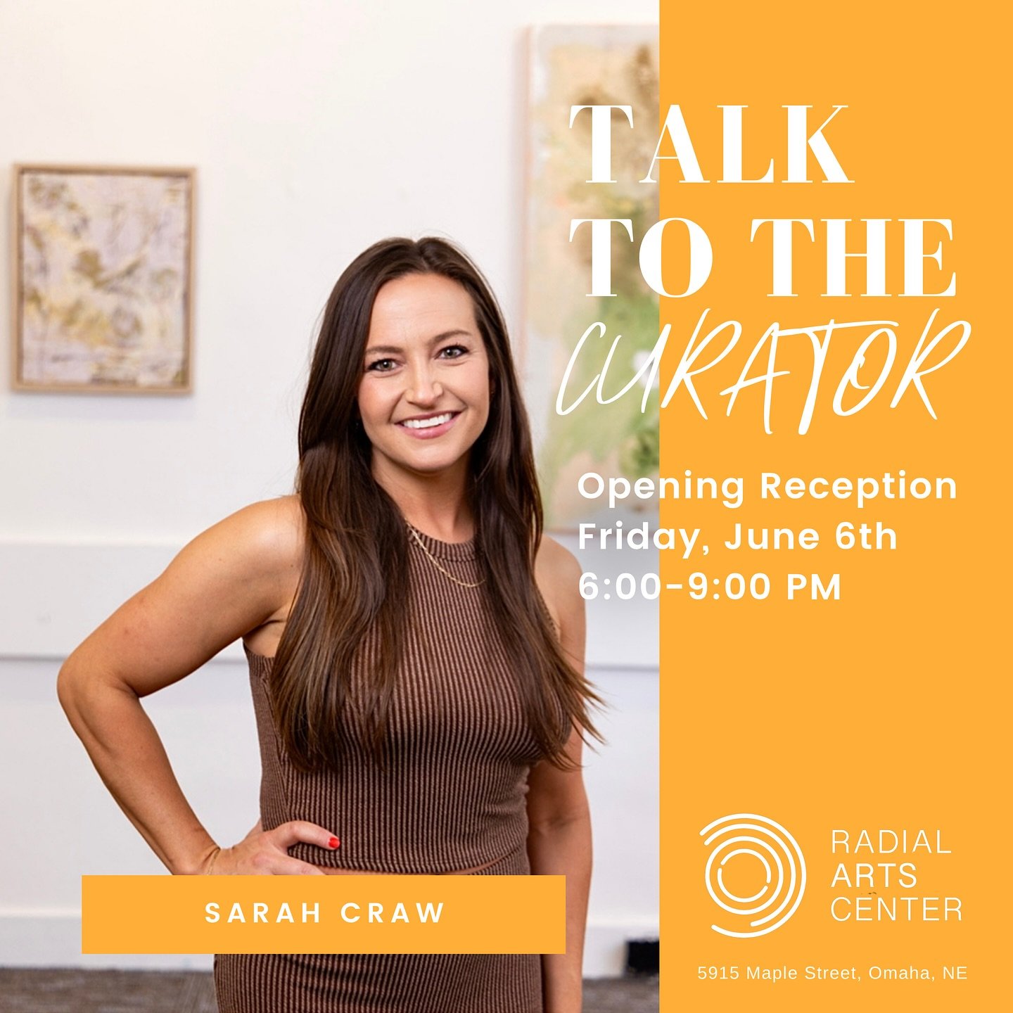 📣 Meet the Curators of RADIANT this Friday!

Sarah Craw is a self-taught, multi-disciplinary artist in Omaha NE. She currently practices abstract expressionism with mixed media, indulging in a state of play and finding ways to repurpose found materi