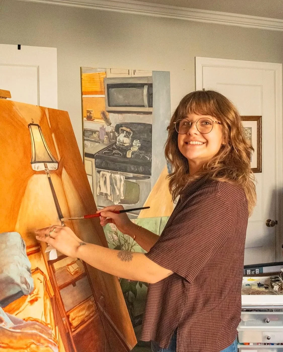 TONIGHT 🎉 This Thursday Gallery Night we&rsquo;re celebrating Radial Artist Members Baylee and Sarah&rsquo;s birthdays! 🥳 Come party with us TONIGHT, October 9th from 6-9pm! Enjoy cake 🎂 and ART!! 

Baylee&rsquo;s solo exhibition &ldquo;There&rsqu