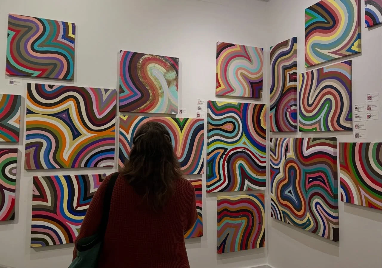 TONIGHT IS THE NIGHT!🕺🏻✨ Join us for the closing reception of &ldquo;FLOW,&rdquo; a solo exhibition by Bart Vargas. We&rsquo;re celebrating a little early this year due to the holidays, so don&rsquo;t miss your opportunity and experience this incre