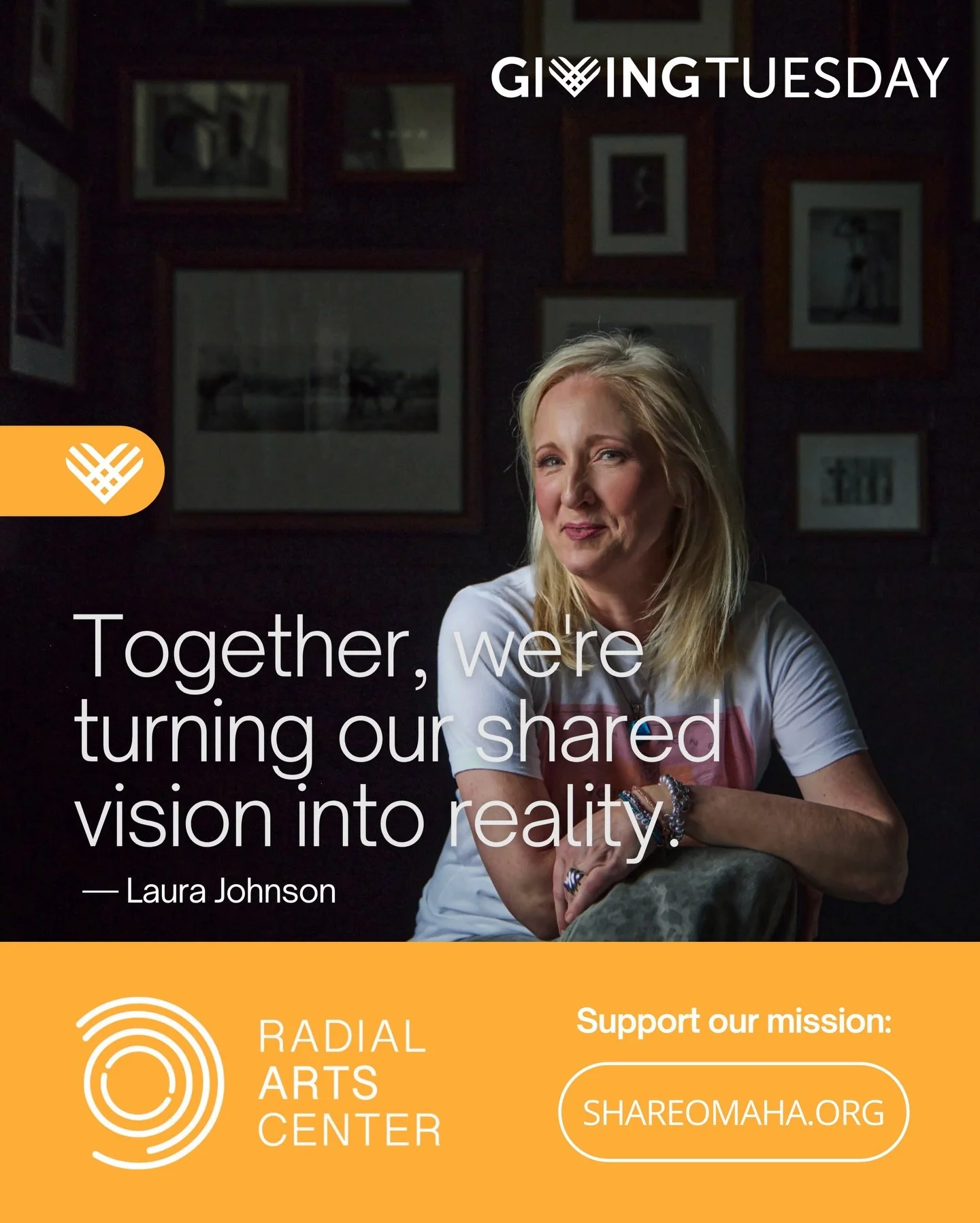 Meet ✨Laura!✨ For #GivingTuesday402 we want to highlight the incredible people who make our mission a reality. 💛

&ldquo;As a board member for the Radial Arts Center, I feel incredibly fortunate to be part of an organization dedicated to supporting 