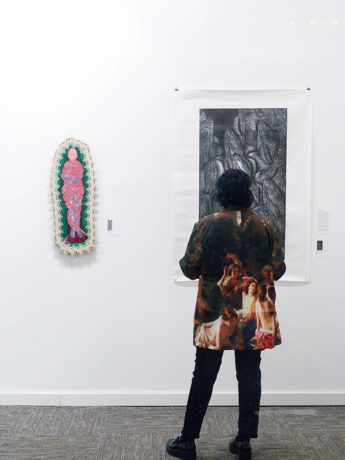 What a beauty filled opening for the group show &ldquo;Asking For It&rdquo; curated by Carolyn Albrecht @bluecatgallery and Beatriz Rodriguez @beazart &bull; thank you to all who came out to show your support, this is a fierce celebration of Women&rs