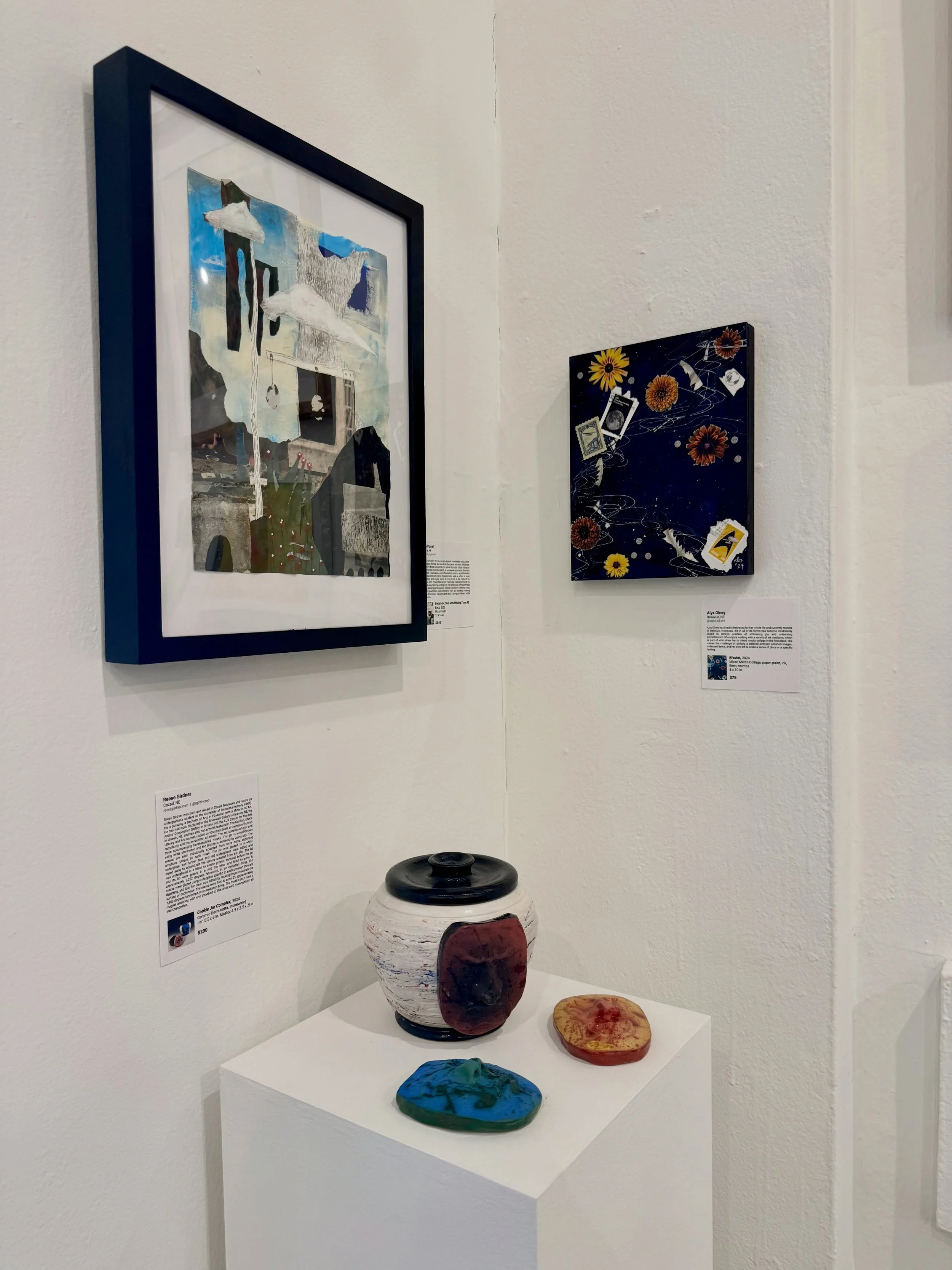 Part 1 of 2 virtual tour of our current exhibition!  This is our 2026 Annual Art Benefit!  Everything is available for purchase unless it already has a 🔴 on it!
&bull;
Come see this show during our open hours Thursdays 6-8pm or email info@radialarts