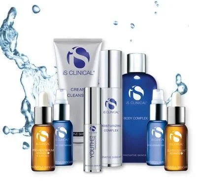 Photo of iS Clinical product line to assist with wrinkles and firm skin.