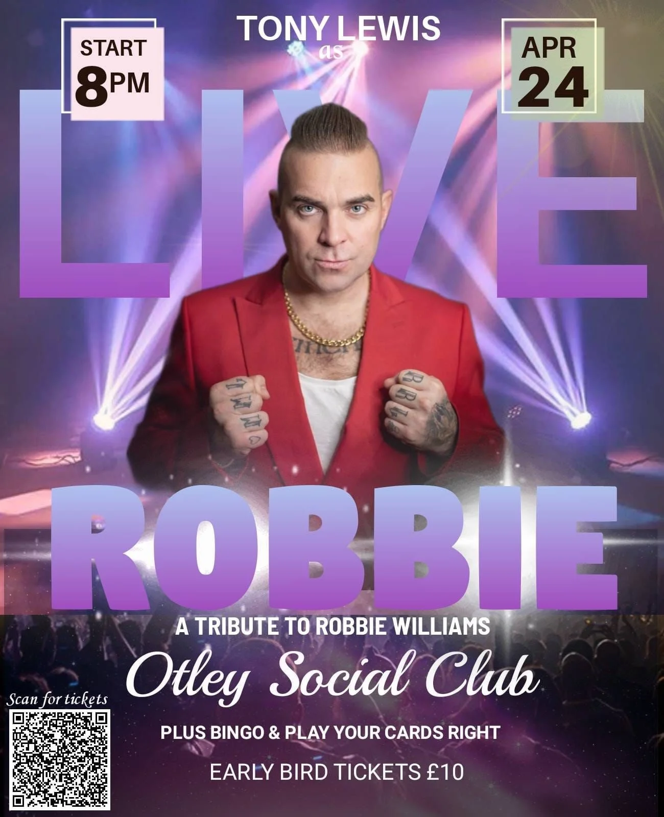 Tony Lewis as Robbie Williams