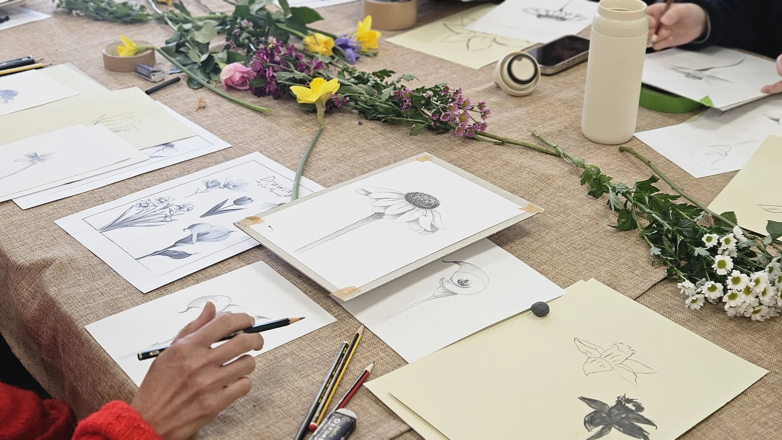 Drawing Class Still life in London Kingston with Eva Merendes