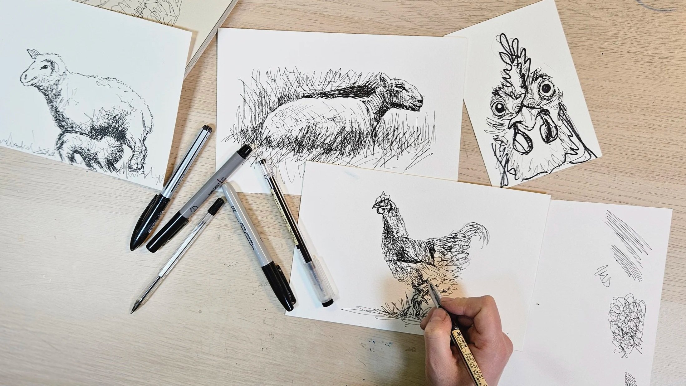 drawing class for adults Kingston Cass Art with Eva Merendes Henry Moore inspired