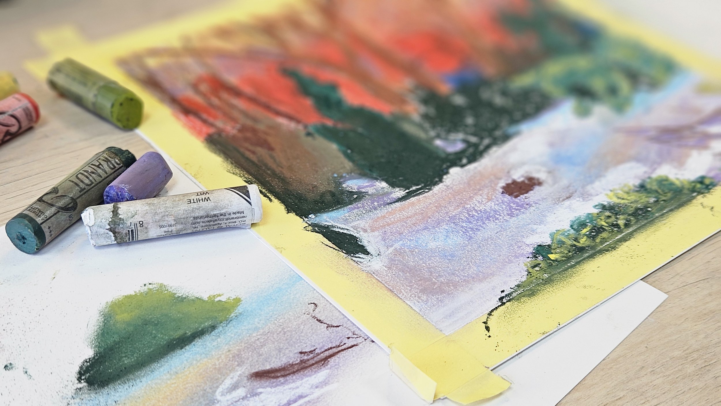 Soft Pastel Painting Class Cezanne