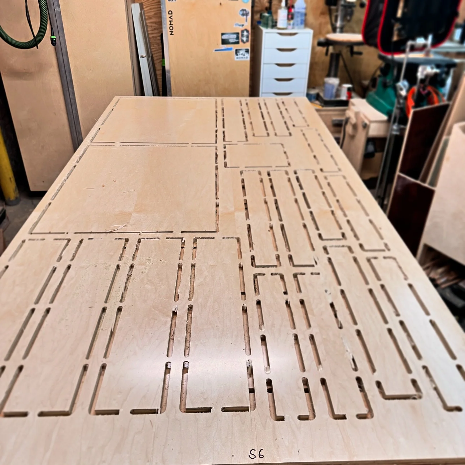 Cutting out a kitchen for @charles_cali . #parkslopecnc #brooklyncnc #cncrouter #phantomcncsystems