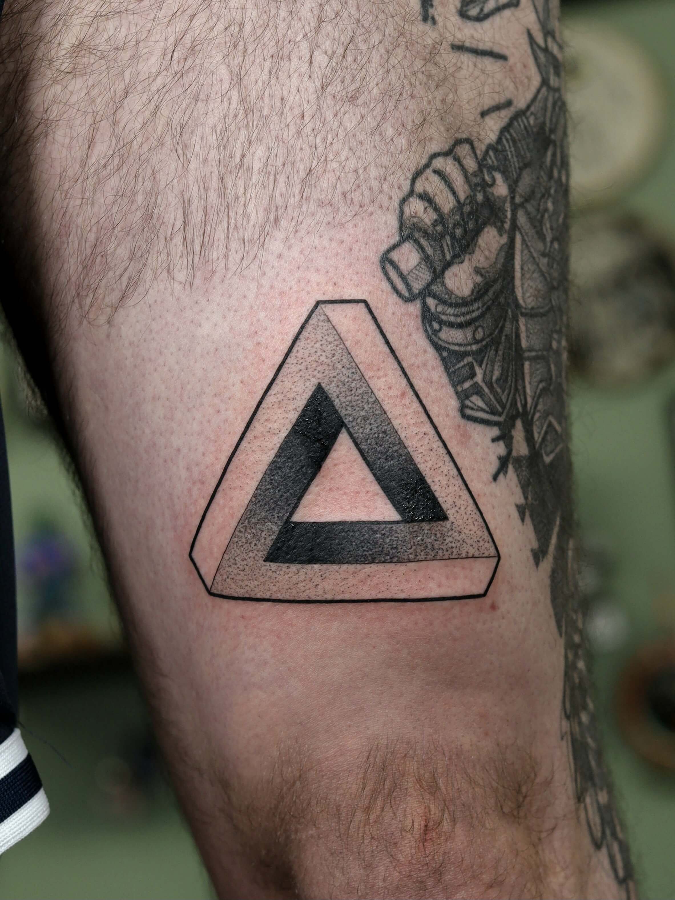 Penrose Triangle Custom Tattoo Design