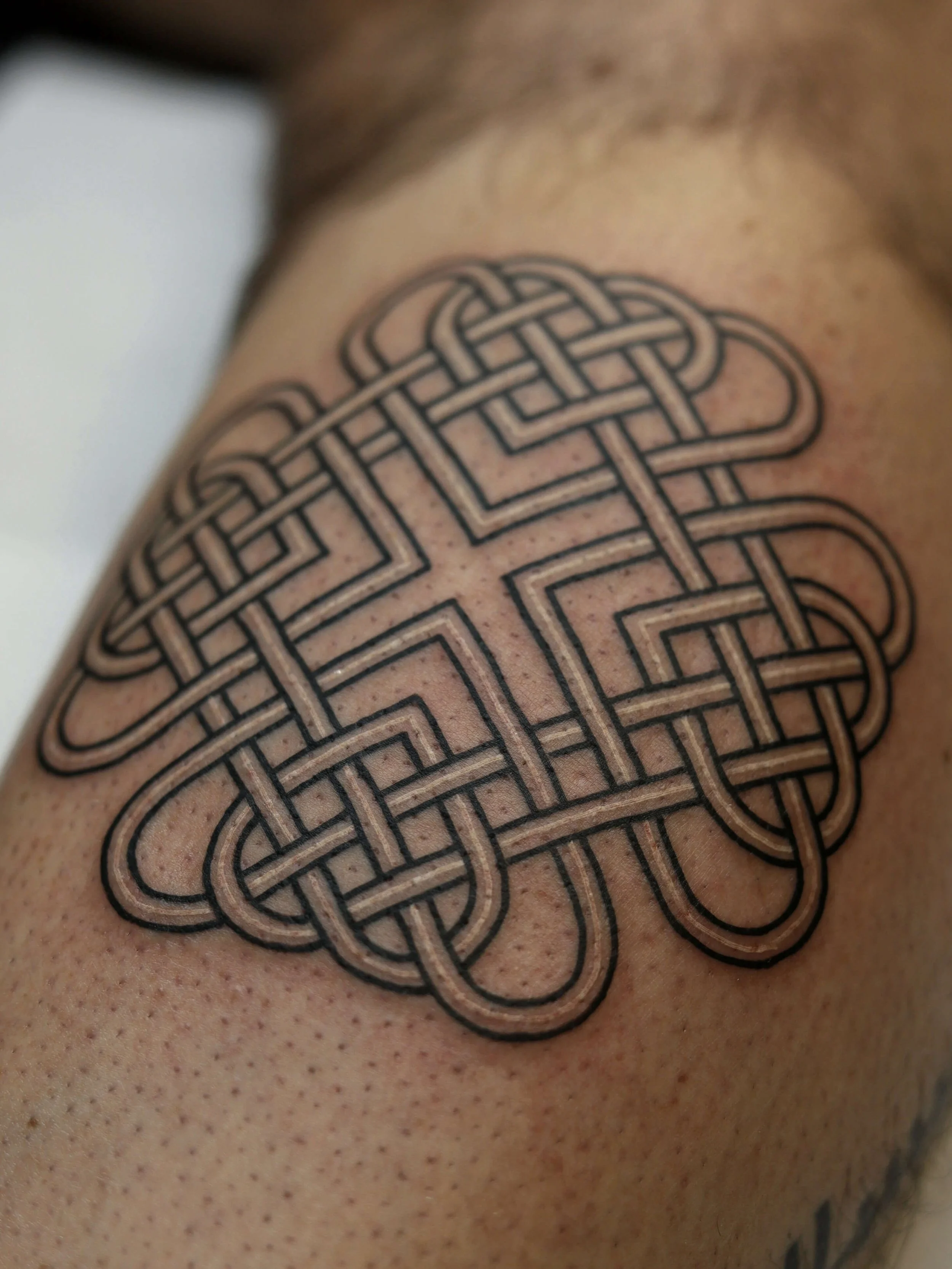 Celtic Love Knot Custom Tattoo Design