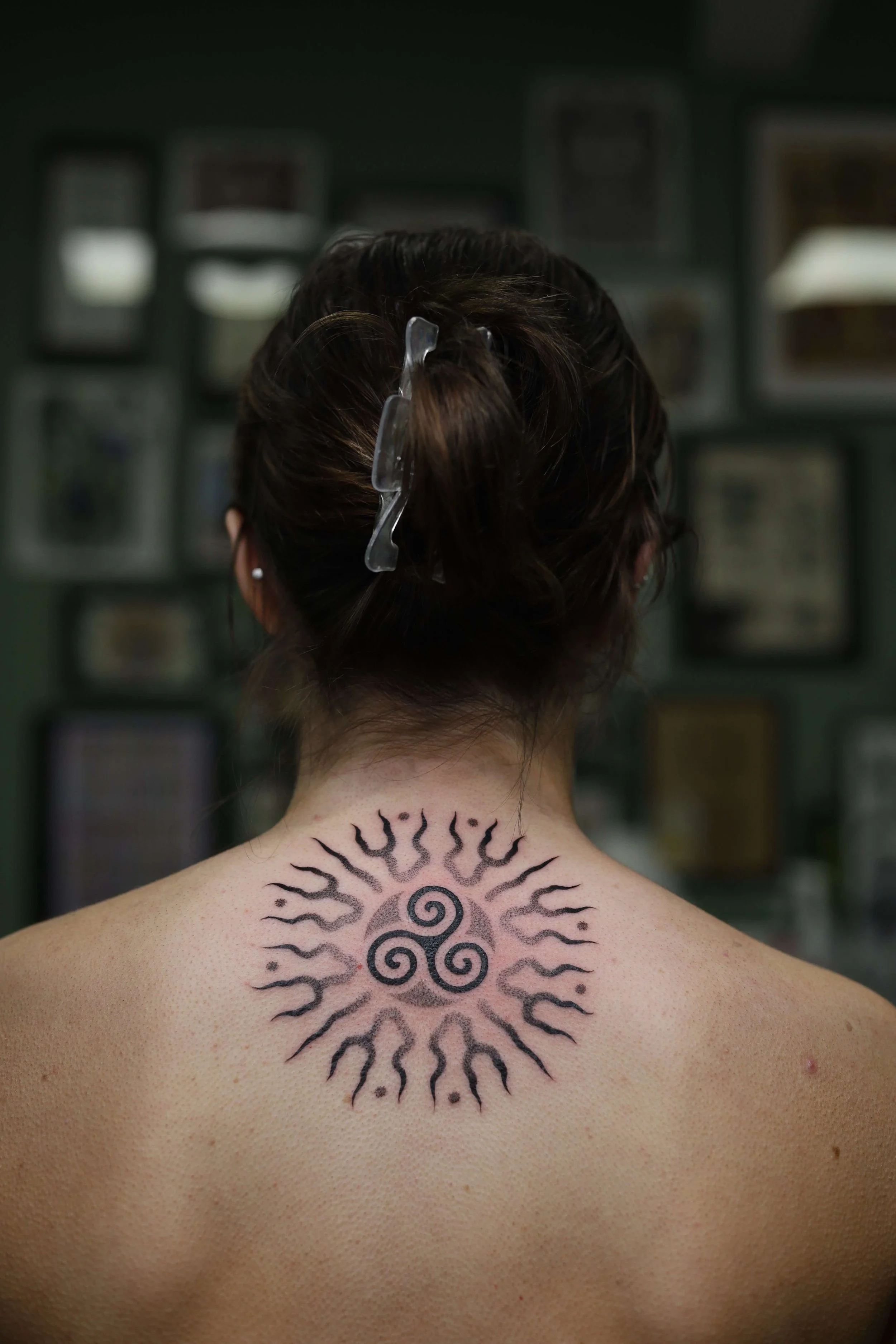 Celtic Triskele Custom Tattoo Design