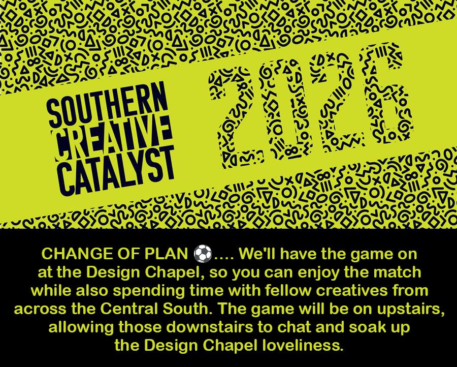 Southern Creative Catalyst and RSA Southampton Network Summer Drinks. 4.30PM NEW START TIME TO INC. FOOTBALL
