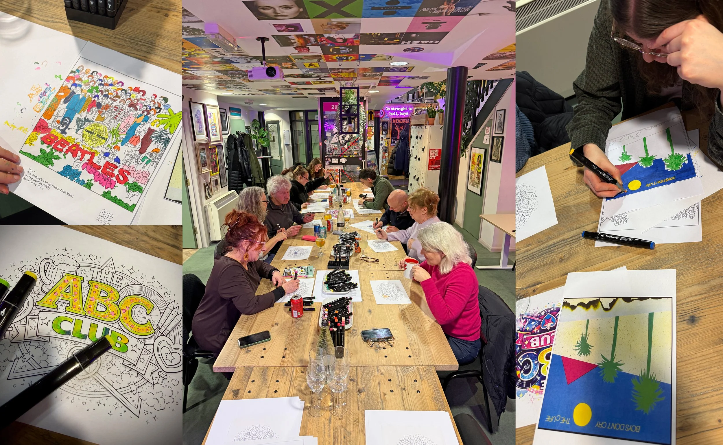 Album, Beer & Colouring Club