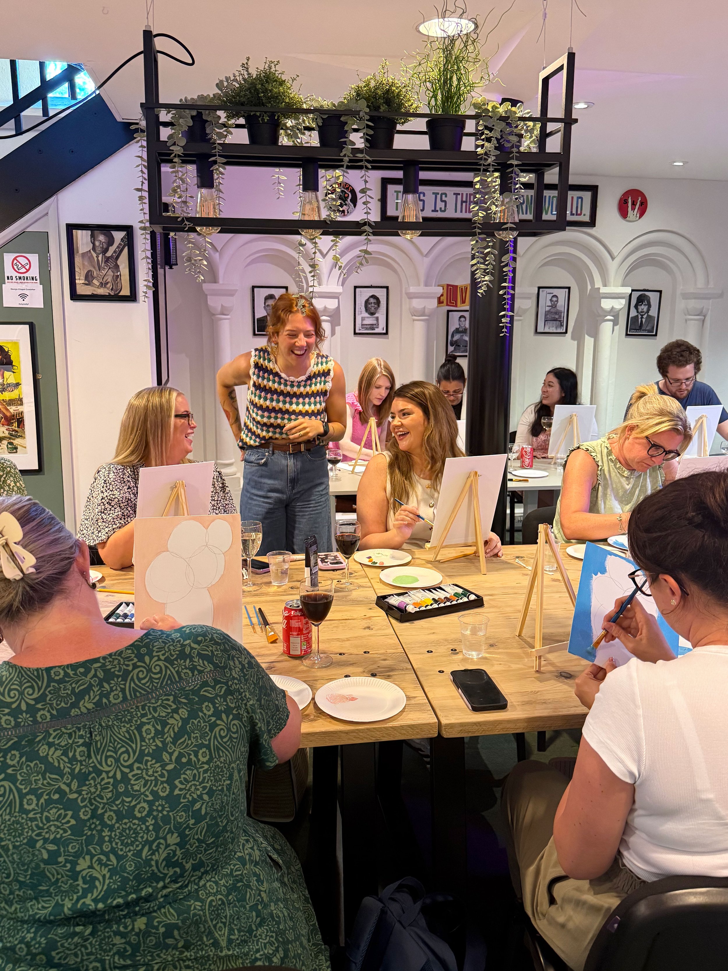 Fun at art classes