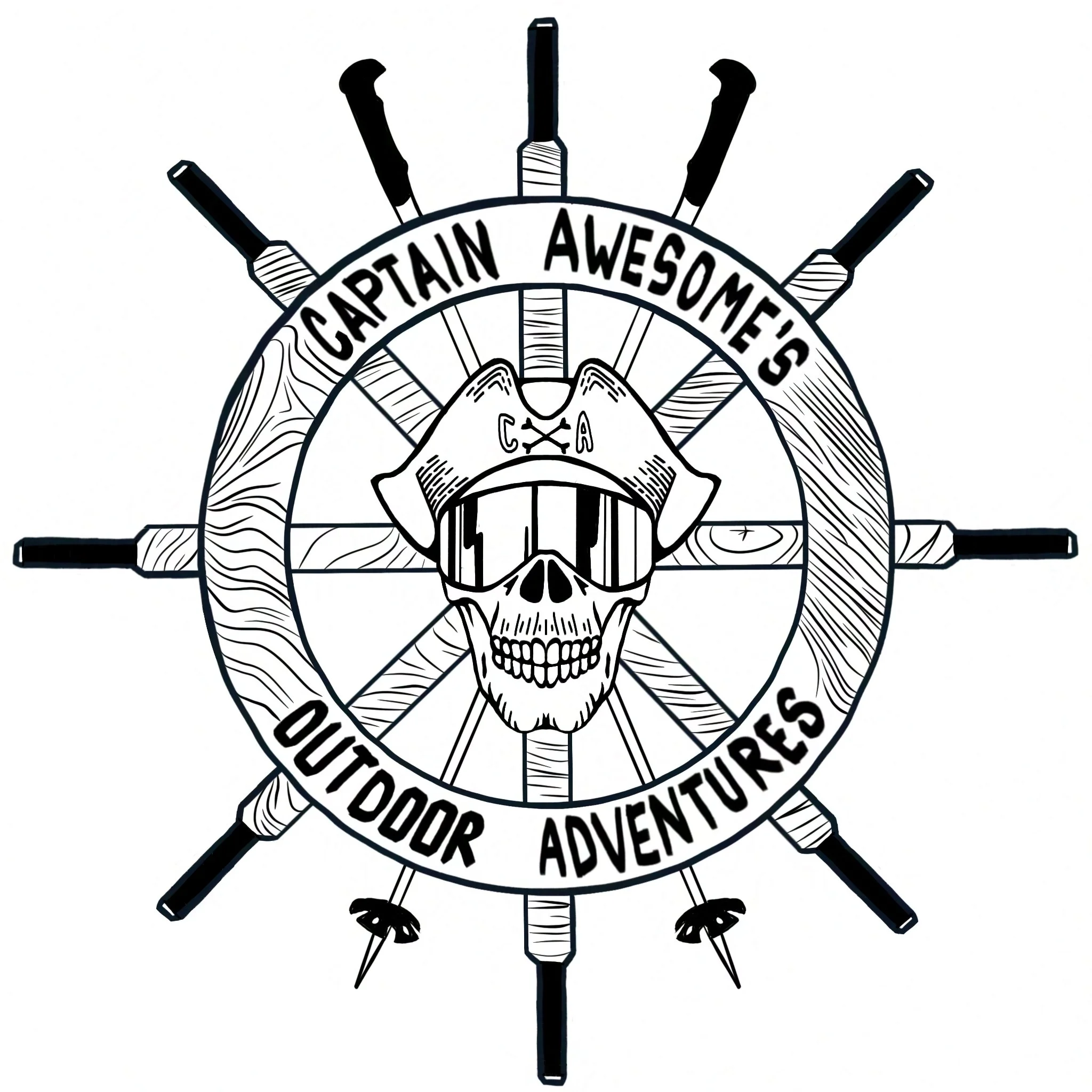 Captain Awesome's Outdoor Adventures Logo.PNG