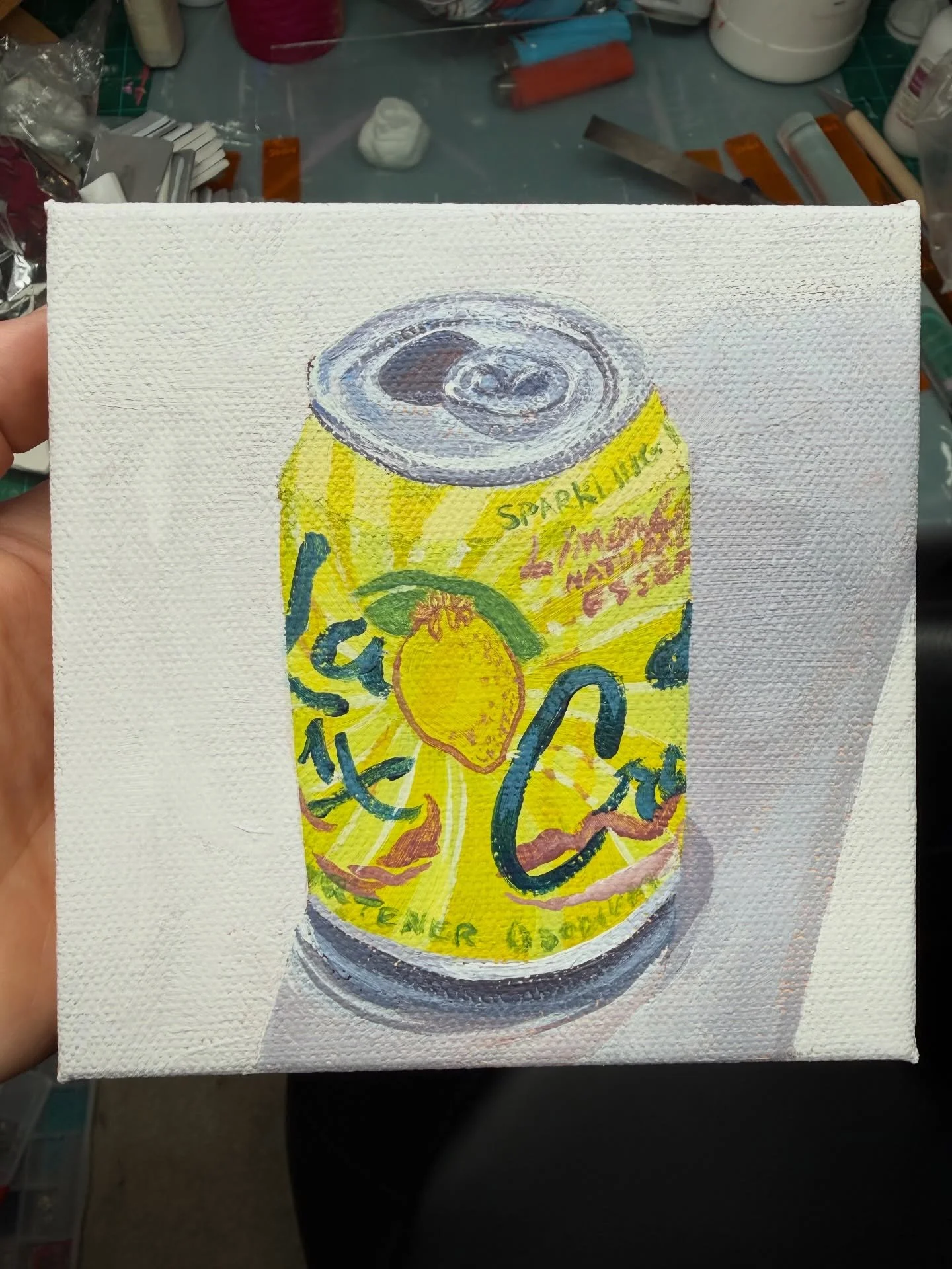 My strange addiction&hellip;. 

#art #artist #acrylicpainting #painting #limoncello