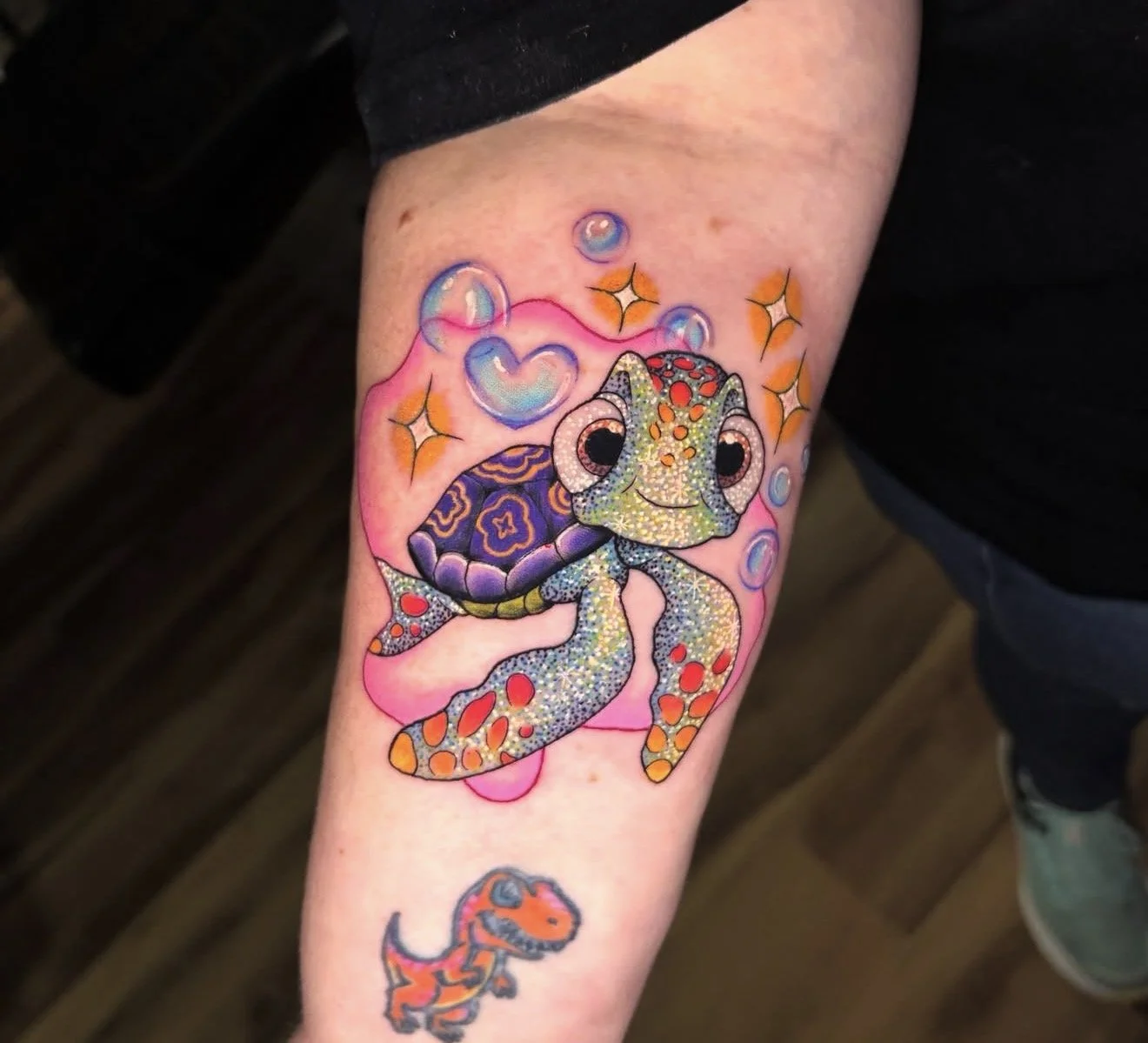 Serenity’s take on Glitter Tattoos