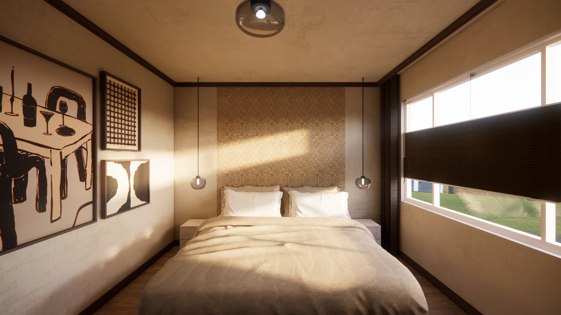 Interieur ontwerp slaapkamer Velsen