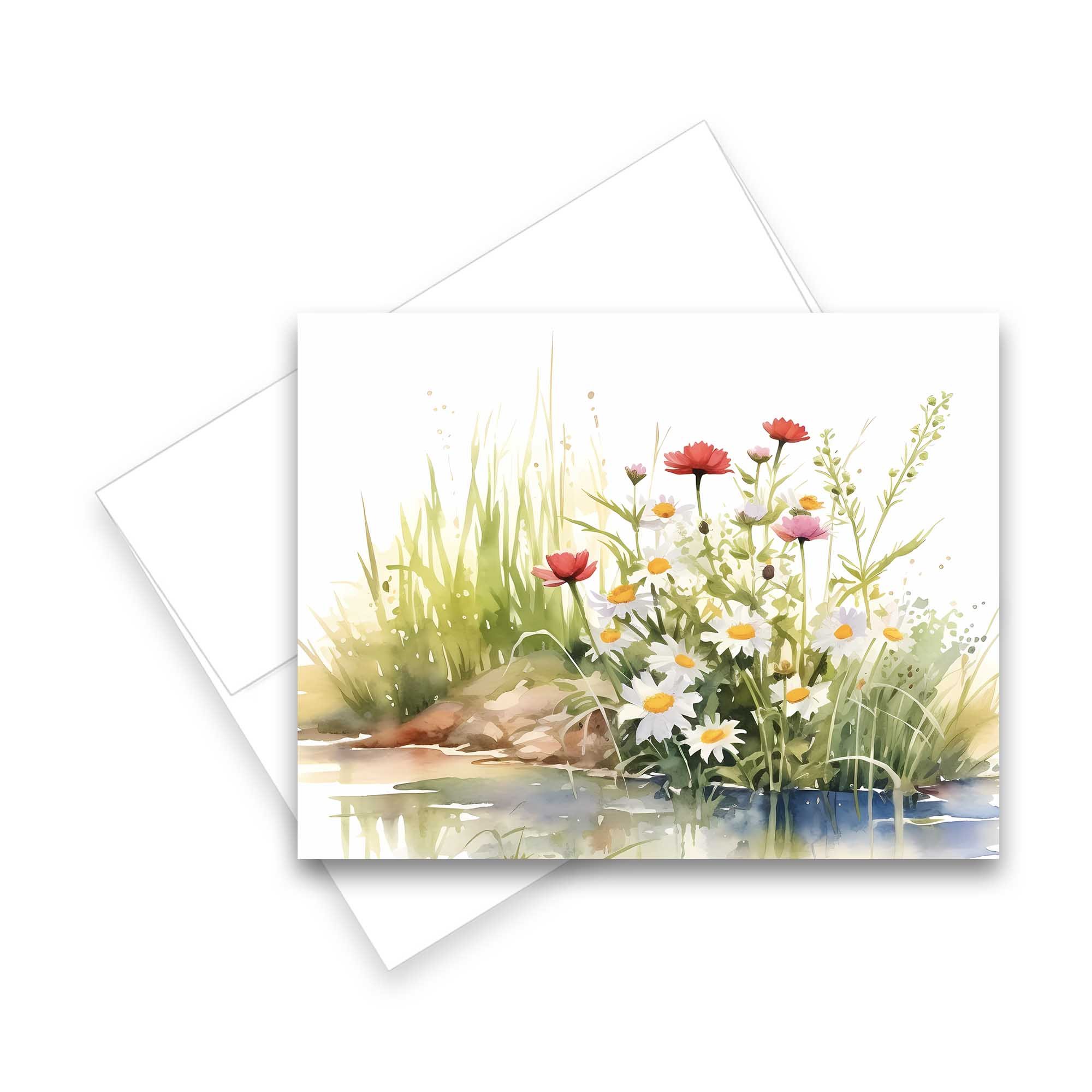 Wildflower cards, watercolor cards, all occasion cards, blank cards with envelopes, watercolor flower cards, greeting card assortment, art cards