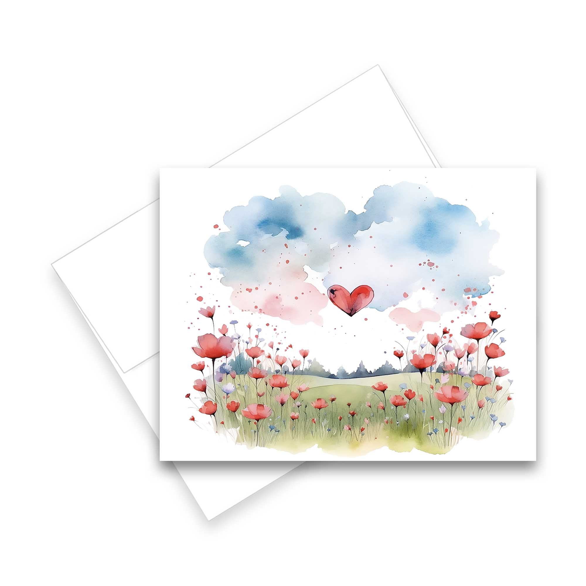 Heart Greeting Cards, Valentines day cards, I love you cards, greeting card assortment, thinking of you cards, cards with hearts